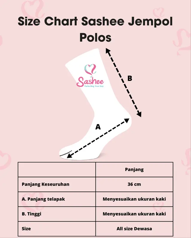 Sashee - Kaos Kaki Jempol Polos Nilon ANTI SLIP Wanita Muslimah Dewasa 6