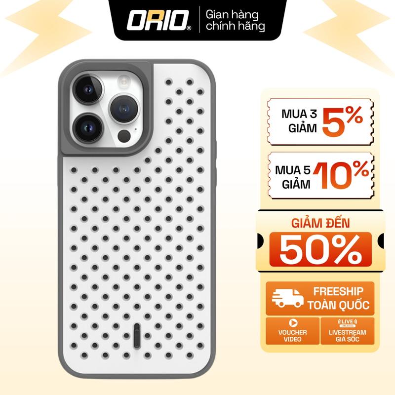 Ốp lưng iphone Tản Nhiệt Thoáng Khí TPU ORIO TS-33 X XS 11 12 13 14 15 16 PRO MAX