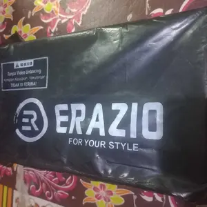 Erazio Manaff - Sepatu Sekolah Perekat Velcro Strap 2 Black White Sepatu Anak Laki Laki Dan Perempuan Ringan Size 30-40 Fashion