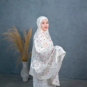 MUKENA KATUN MIKRO MOTIF DEWASA TRAVELLING PREMIUM TERMURAH