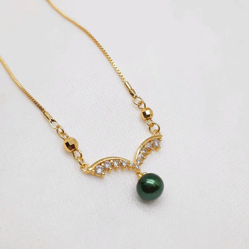 Gratis Cincin - Kalung Putri Permata Cantik Mutiara Asli Bersertifikat 2