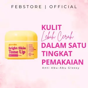 Gloow&be Bright Skin Tone-Up Day Cream Membantu Mencerahkan Wajah Kulit Lebih Cerah Dalam Satu Tingkat Pemakaian Anti Abu-Abu Glossy