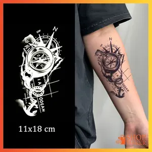 Tato semi permanen based Fruit Ink tatto tahan lama 15 hari anti air 11X18CMcm - HC-548