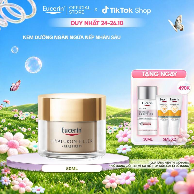 Kem dưỡng hỗ trợ cải thiện tình trạng nếp nhăn & da chảy xệ ban đêm Eucerin Elasticity Night 50ml-Chăm Sóc Da