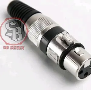 SOCKET JACK CANON 3 PIN