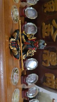 Product Review of National Fashion Black Myth Wukong Hand-Made Imitation Green Sandstone Small Ornaments Creative Living Room Tea Table Decoration Tea Ornaments Decoration Gifts from E**c 0