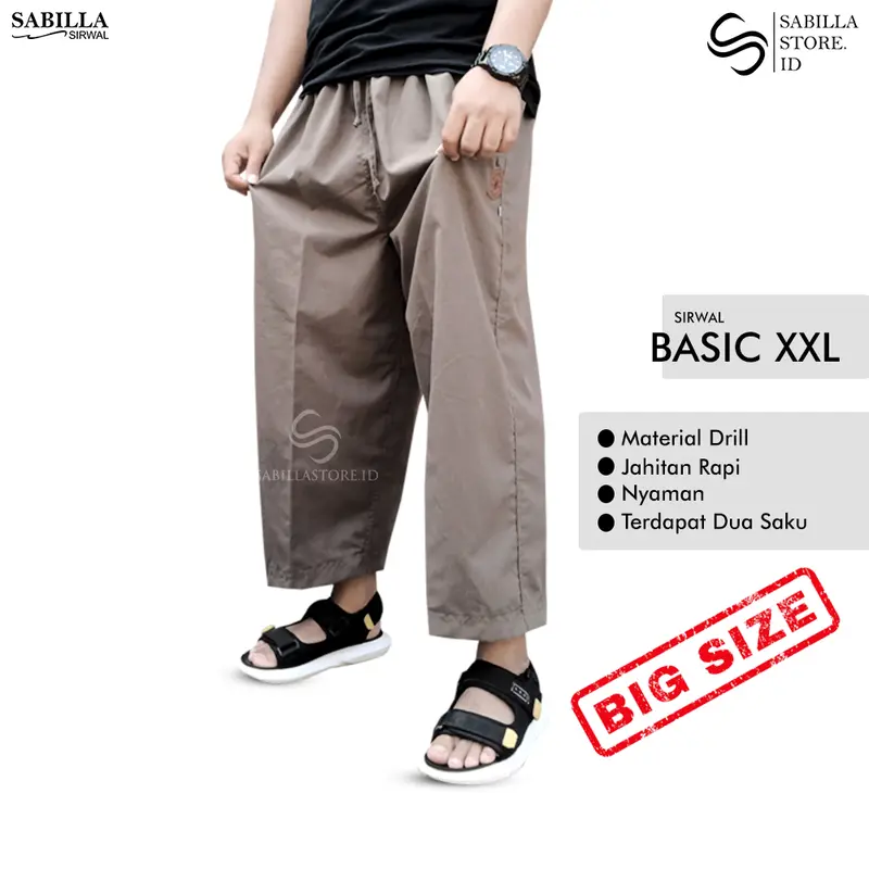 Sabilla Sirwal Basic XXL - Celana Jumbo - Sabilla Sirwal 2