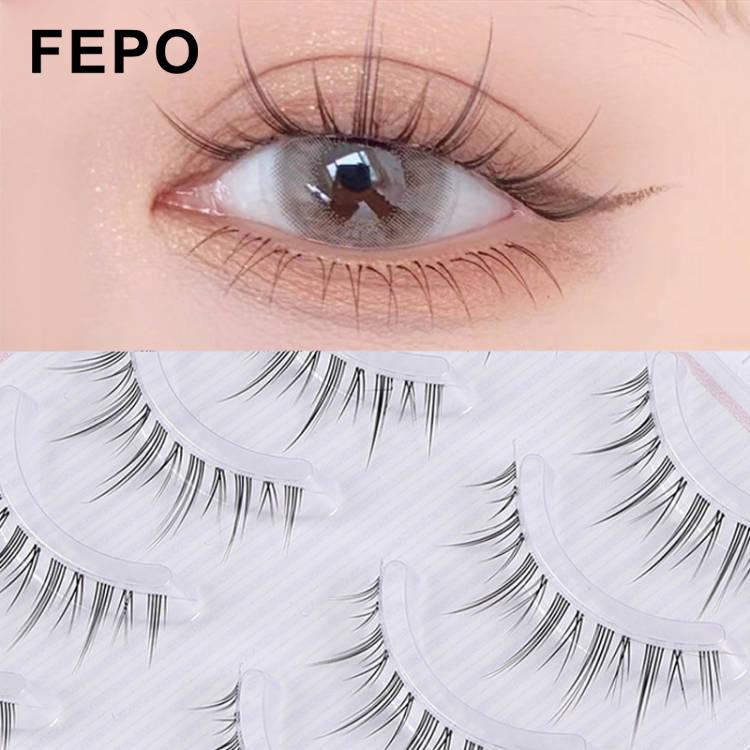 FEPO Lông Mi Giả Gân Trong Tự Nhiên Mềm Nhẹ 5 cặp Tái Sử Dụng Nhiều Lần