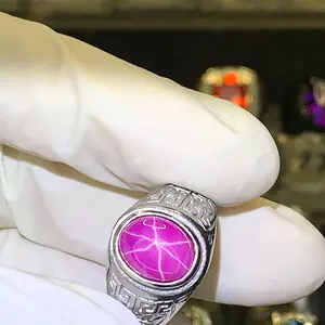 batu cincin permata ruby star terlaris top quality