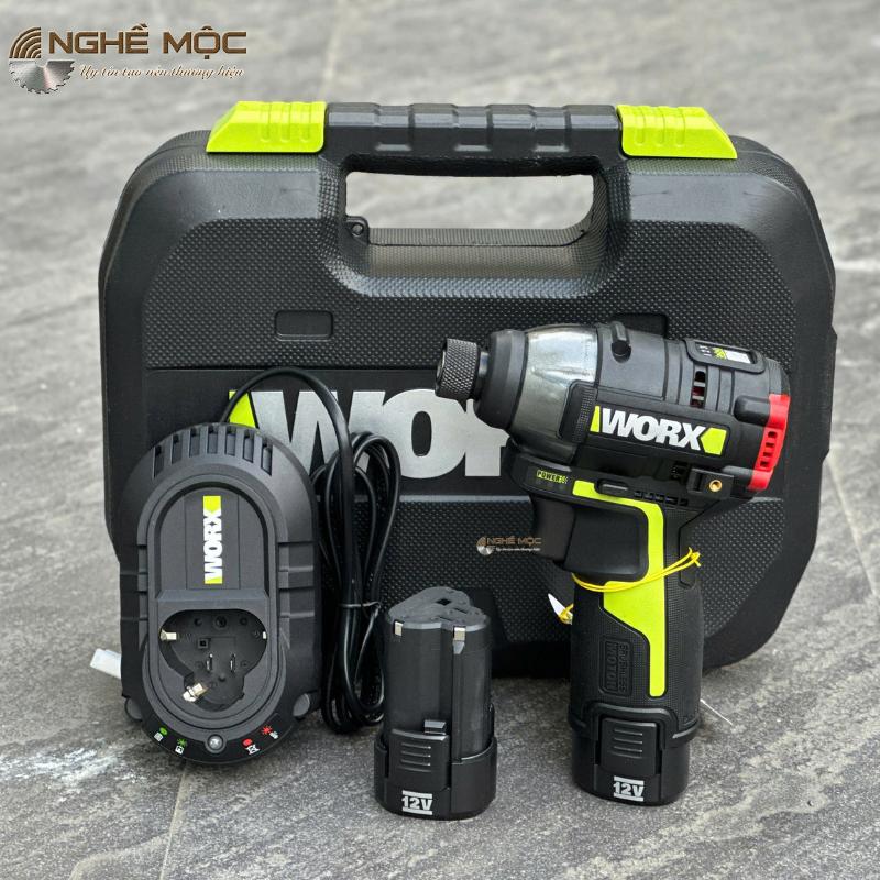 Máy vặn vít 12V Worx WU132X,không chổi than