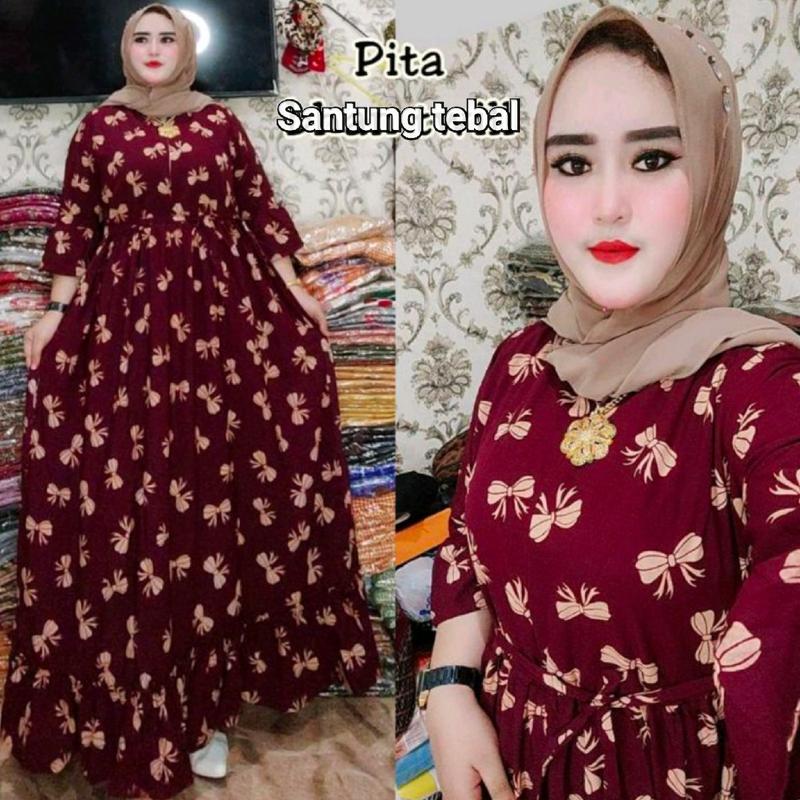 Gamis jumbo pita Gamis kupu gamisterbaru 3