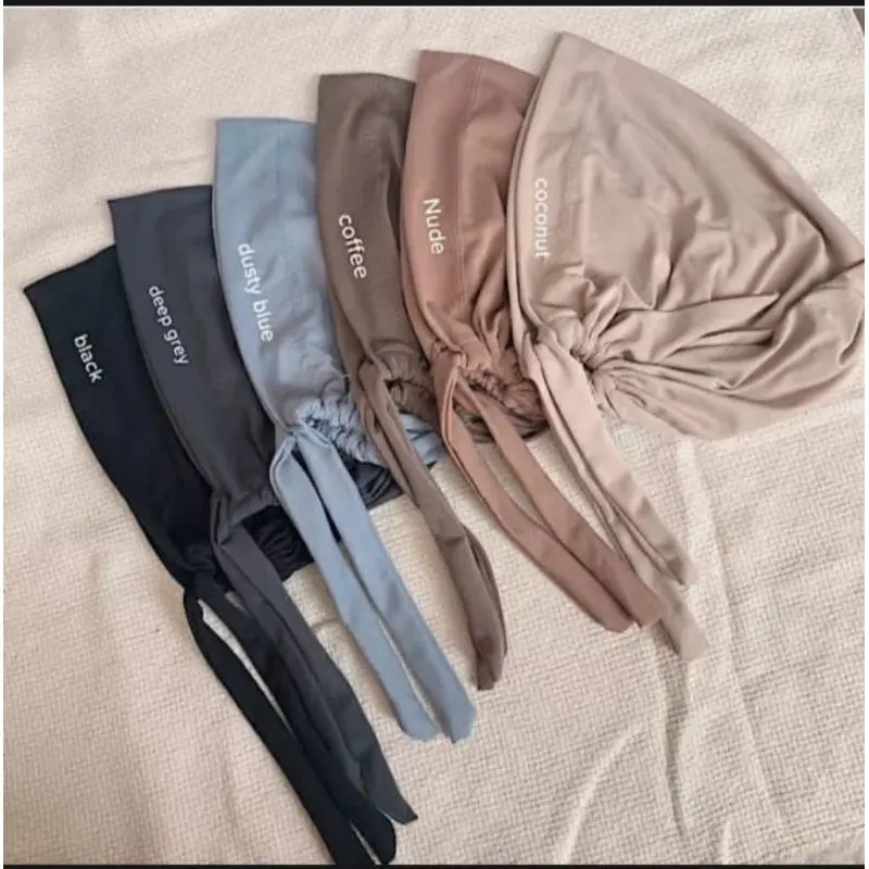 Ciput Turki Tali Polos Inner Basic Turki Arab Tali Rayon Lembut