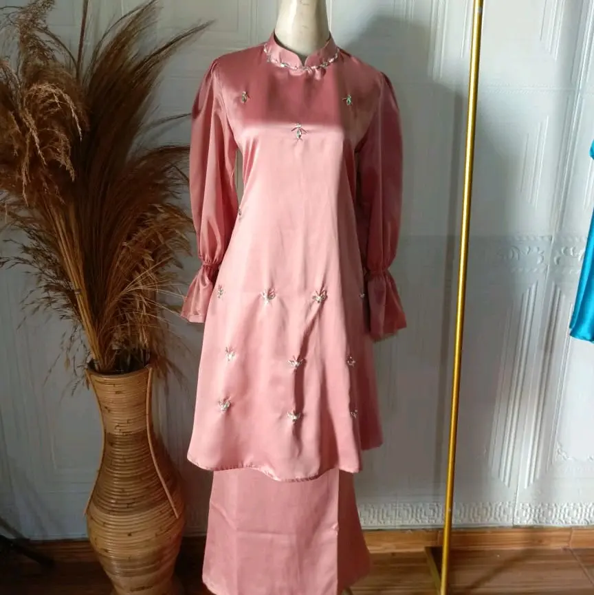 ragil dres kurung melayu kekinian baju lebaran baju malaysia  baju terviralll