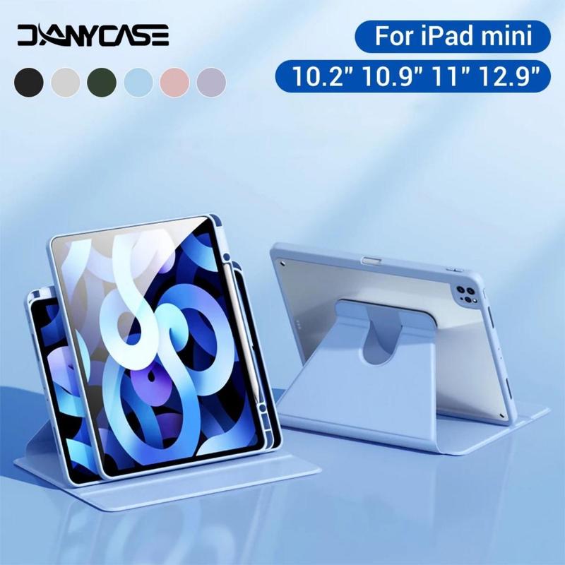  Ốp Máy Tính Bảng Tương Thích Với Pro 11   Pro 12.9 4   5   6 Thế Hệ Air 5 4   10.9 10,9 7   8   9 Thế Hệ Air 6 Thế Hệ 11 " M2 Thế Hệ Mini 6 M2 M4 Vỏ Funda Có Thể Xoay 360 ° 