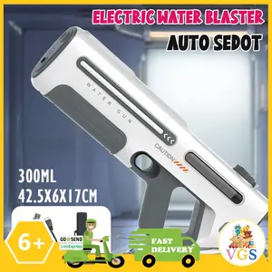 Mainan Anak Tembak Tembakan Air Otomatis Electric Water Blaster 610 Unik Bisa Untuk Kado Hadiah Ulang Tahun Variety Goods Shop