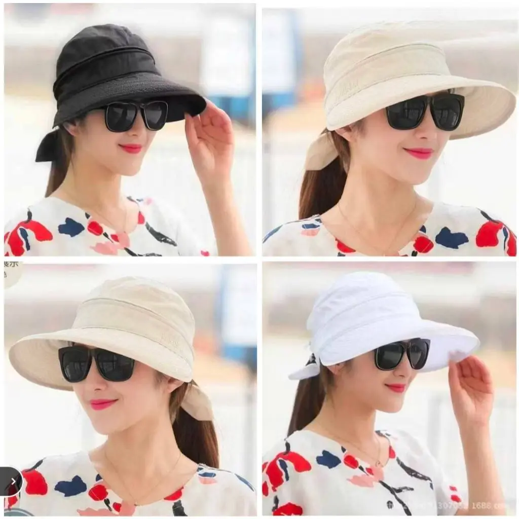Topi Wanita Senam Caddy Golf resleting Zumba topi haji dan umroh Korea