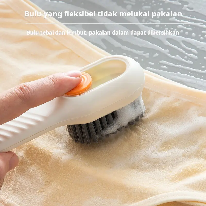 Sikat sepatu cair multi fungsi plus sikat sepatu cair rumah tangga jenis sikat cuci laundry berbulu lembut sikat cuci sepatu tidak melukai senjata dewa sepatu 2