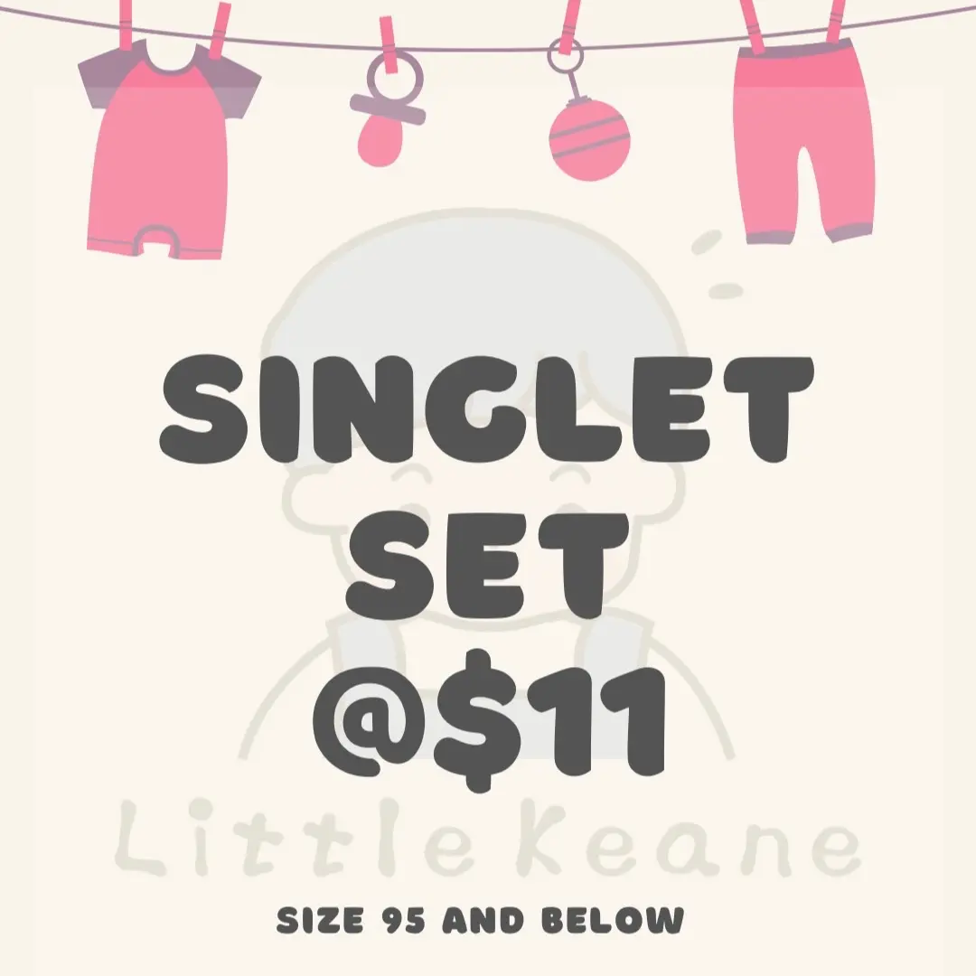 [LIVE] JAPAN BRAND BABY SUMMER MESH SINGLET ROMPERS SET