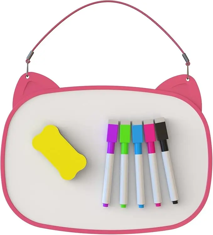1 Set Hanging Message Board Magnetic Whiteboard Office Whiteboard Dry Erase Board for Refrigerator Magnetic Fridge Whiteboard Magnetic Hanging Whiteboard Easel Double Note