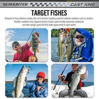 Gambar [OFFICIAL] SeaHunter Paket super lengkap 4 in 1 set, Cast King joran spinning dual tips + Turbo Pro reel spinning +Fit or Fight PE 150m+ soft lure bait umpan pancing set - SET B dari SeaHunter Indonesia Kab. Tangerang 4 Tokopedia