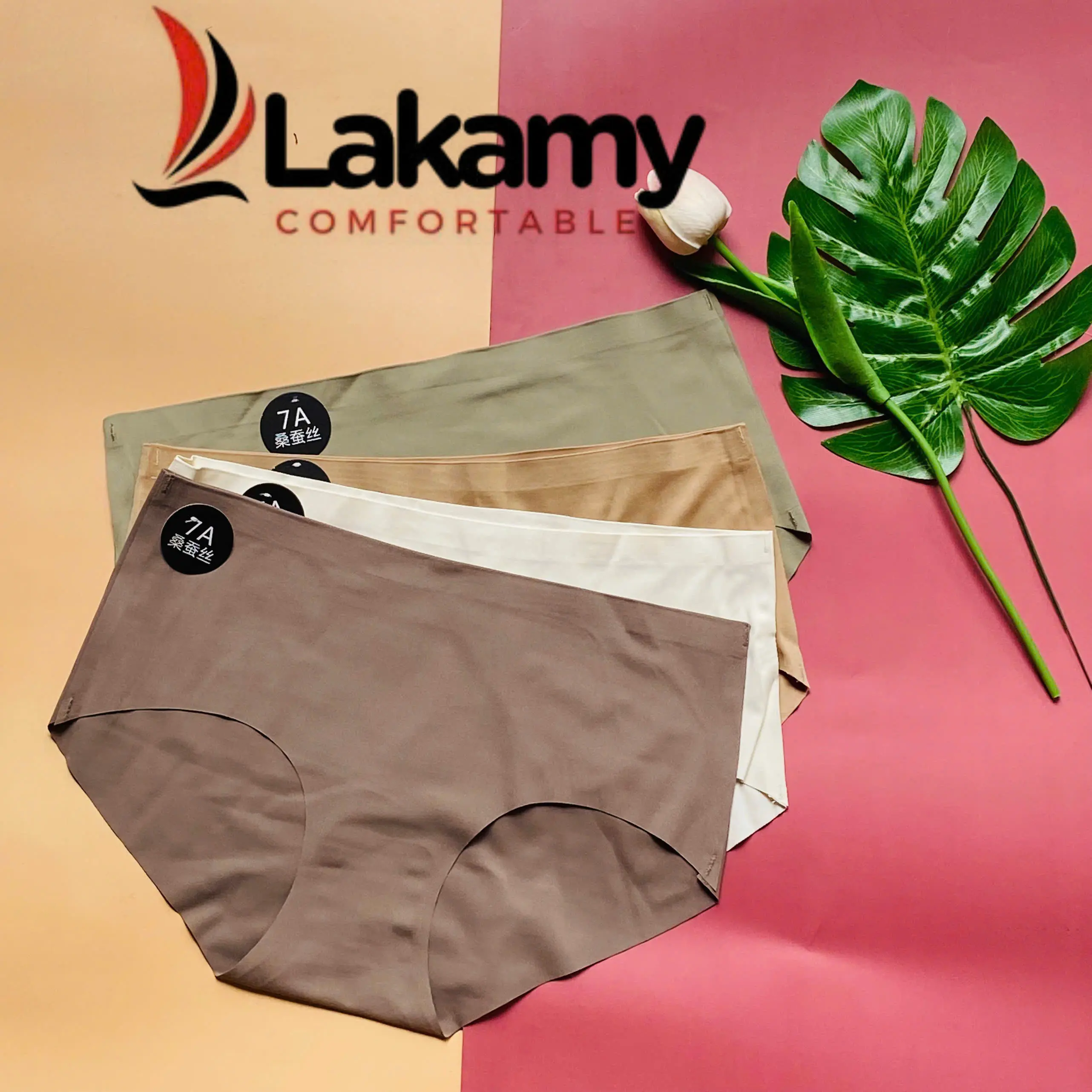 Combo 5-10 Quần Lót Nữ Đúc Su Tàng Hình Chống Lộ Viền Mát Lạnh 7A Lakamy Comfortable