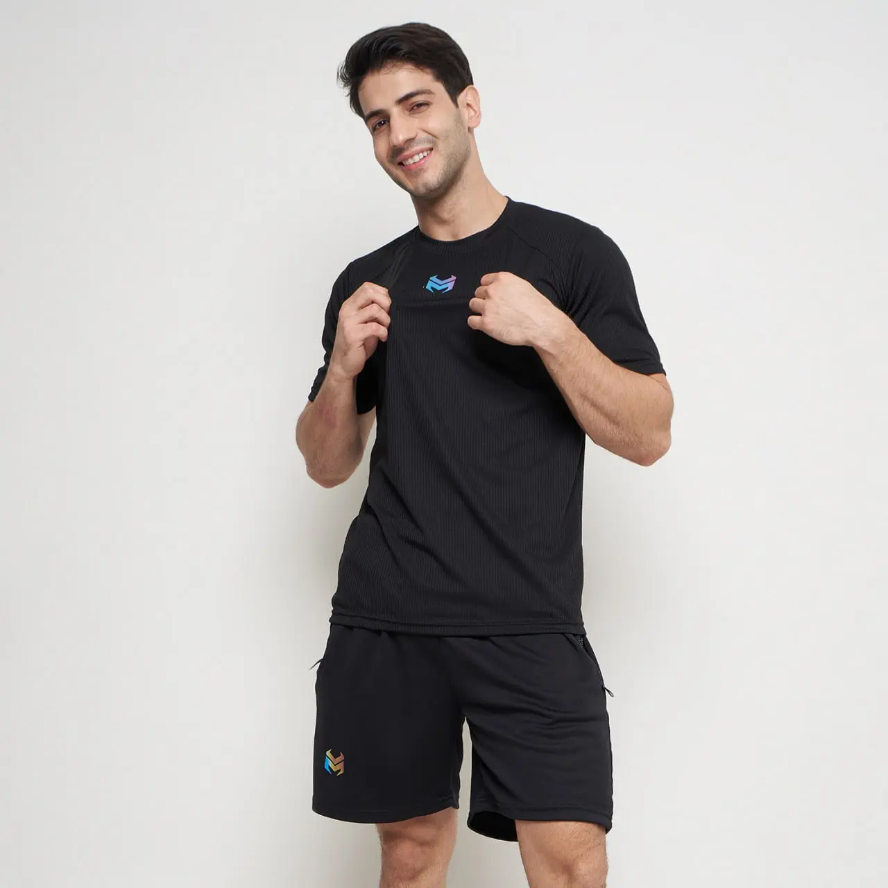 Monexo - Kaos Running Olahraga Pria Bahan Dryfit Atasan Gym Fitness MN25