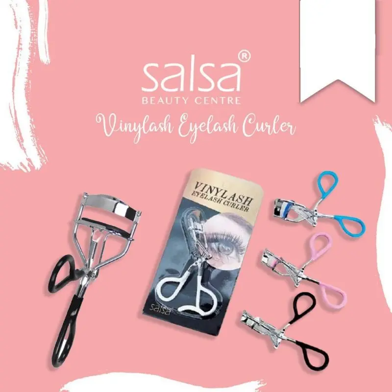 Penjepit Bulu Mata SALSA Vinylash melentikkan bulu mata.|| Penjepit Bulu Mata Vinilash