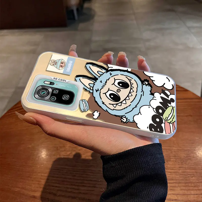 Untuk Xiaomi Redmi Note 10 Note 10S Pro La bubu Kotak Pelindung Ponsel Tahan aus Casing keras tahan guncangan Anti-selip berkualitas tinggi Bahan akrilik tombol terpisah Buram cakupan tepi penuh Casing ponsel terlaris baru