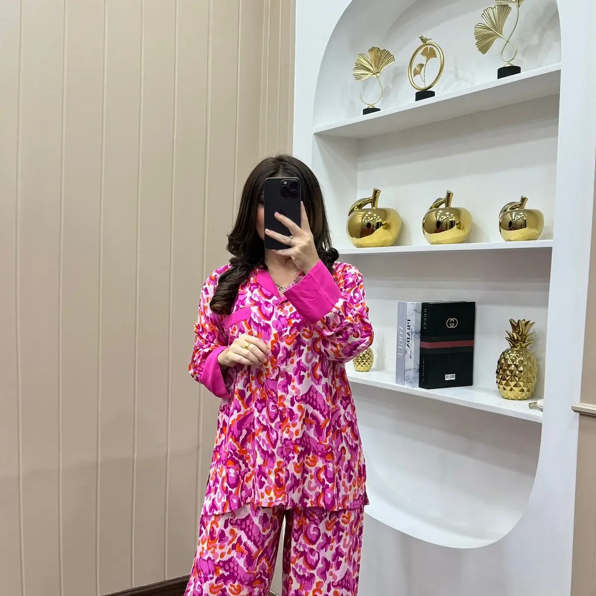 Piyama lengan panjang bahan rayon bay casa wil piyama