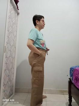 Product Review of Celana Kulot Cargo Highwaist Wanita Kekinian Zyta Full Karet ada Tali Serut Twill Combad from S**a K**s 3