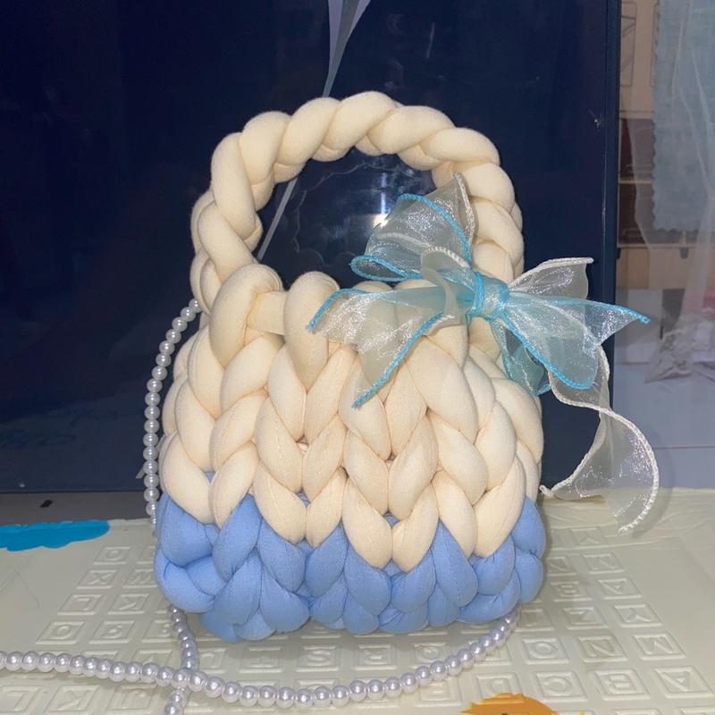 Chunky Yarn Bag/Tas Rajut/Tas Wanita/Tas Lucu 6