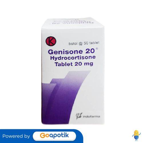 GENISONE 20 MG BOTOL 50 TABLET