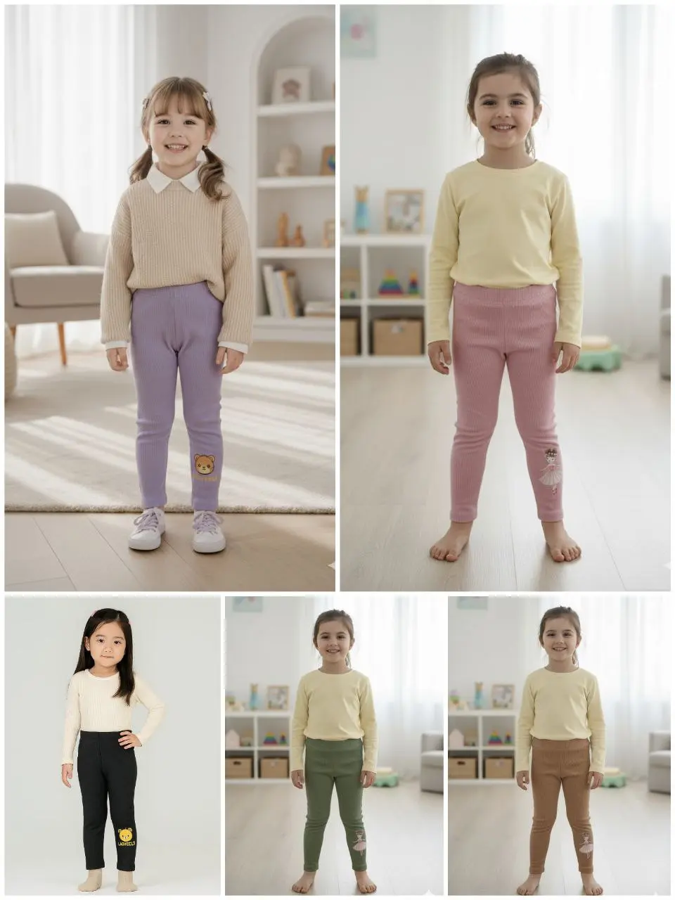 PAKET HEMAT ISI 5PCS LEGING MILANO ANAK || USIA 1-10THN Fashion PAKET HEMAT ISI 5PCS LEGING MILANO ANAK || USIA 1-10THN Fashion