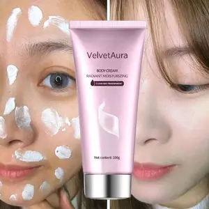 Body Lotion UHC/Eoursha/Velvet Aura Shimmering Hydrating/Radiant makeup/Moisturizing  100g untuk Kulit Lembut dan Cerah