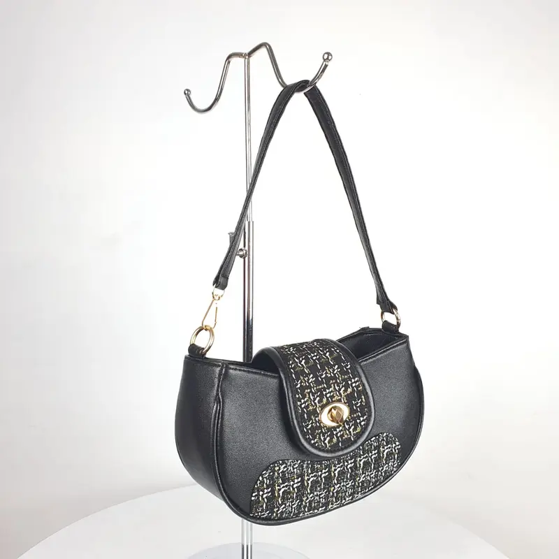 [Beli Lokal] Tas selempang dan bahu wanita DAIRA - Tas Fashion wanita terbaru - Slingbag wanita Kanvas Kulit 6