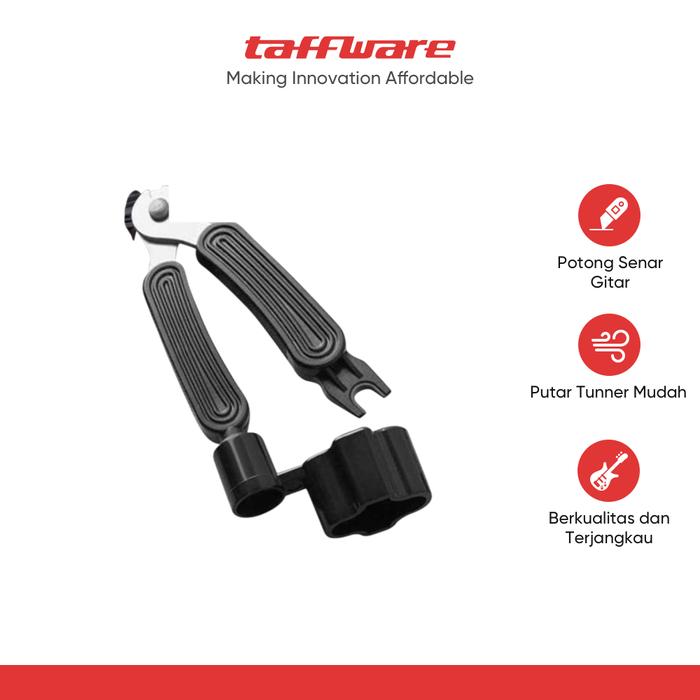Gambar TaffSTUDIO Alat Pasang Senar Gitar 3in1 String Cutter Winder Puller - WLZ-24R dari Taffware Official Store Kota Administrasi Jakarta Barat Tokopedia