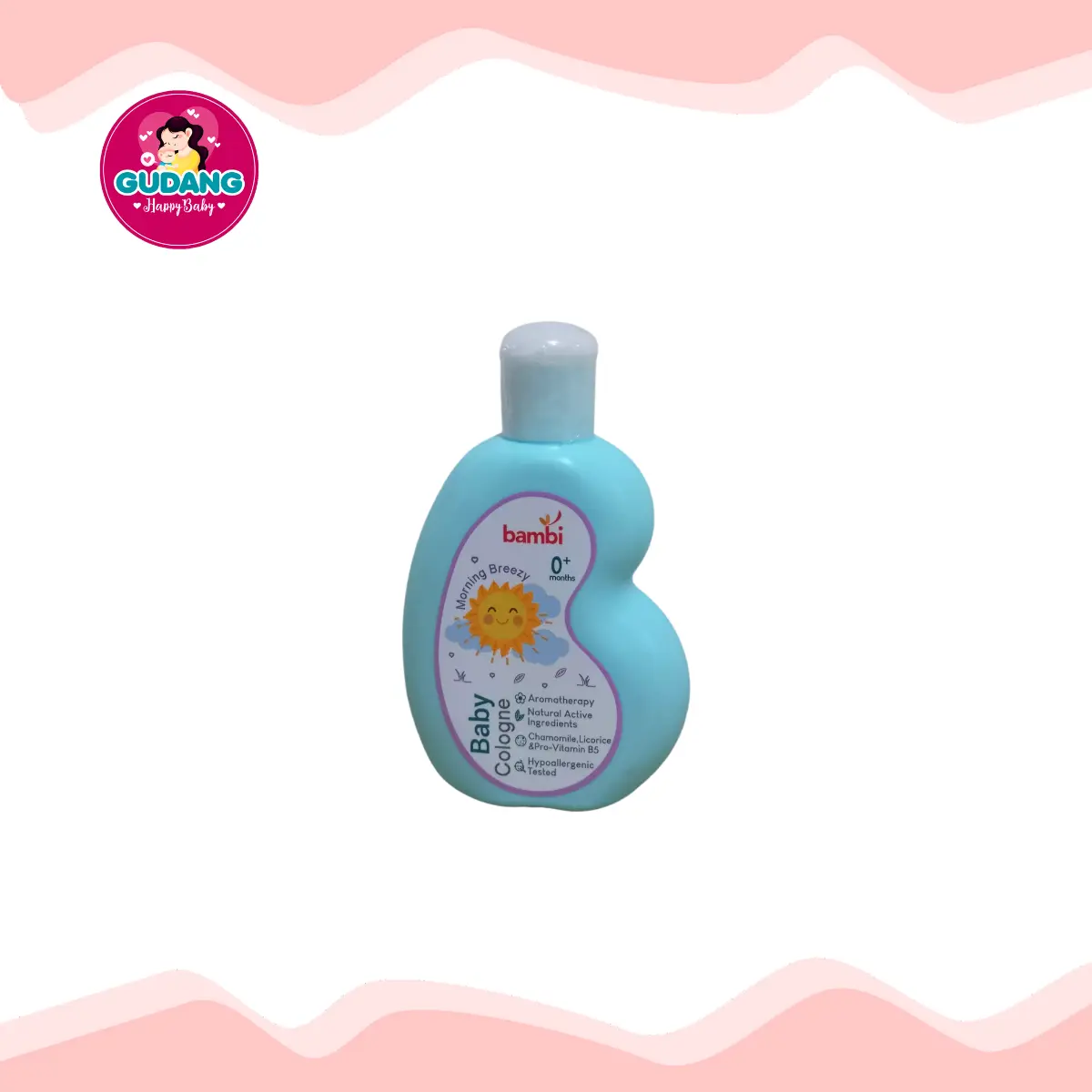 Bambi Cologne Morning Breezy 100ml Bayi Parfume Kulit