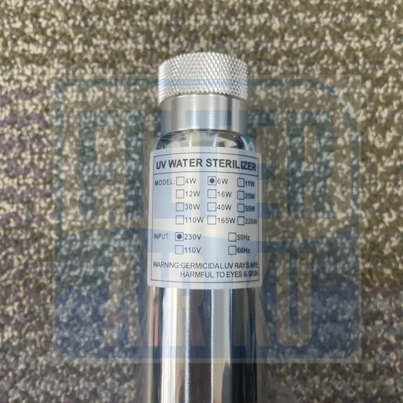 UV Sterilizer Reverse Osmosis 1 GPM | 6 Watt 3
