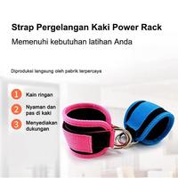 Gambar ANKLE STRAP FITNESS - Sabuk Pergelangan Kaki Neoprene untuk Latihan Beban, Velcro Kuat & Tali Panjang, Cocok untuk Home Gym - Merah Muda *1 dari KEEP GOING MAX Kab. Tangerang 5 Tokopedia