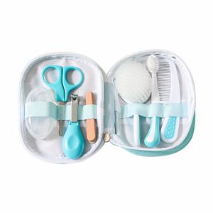 Biboo Baby Healthcare and Grooming Kit 7 Pcs with Mini Nail Clipper Hair Brush Comb Baby Essentials for Newborn Baby Nursery Care Set Baby Care Kit