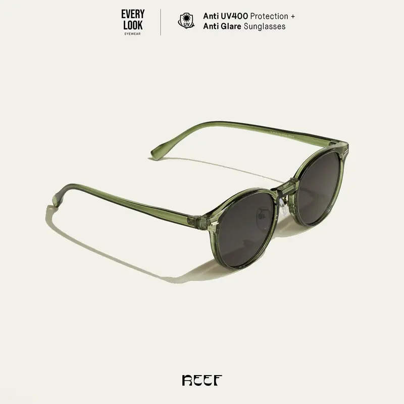 Everylook Eyewear - REEF | Sunglasses Kacamata Gaya Hitam Anti UV400 Protection dan Anti Glare Pria Wanita 1