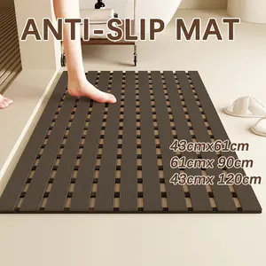 [Ready]43x120cm Keset Kaki Anti Slip Keset Karet Kamar Mandi PVC/TPE Bathroom Mat Keset Lantai Kamar Mandi untuk Kamar Mandi Rumah Bathroom Mat Anti Slip Shower Keset kamar mandi Keset Kaki Anti Licin Suction Alas Keset Lantai Kolam Renang Dapur Anti Slip