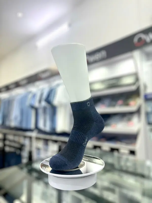 OWEN - Tất cổ trung nam cao cấp OWEN chính hãng viền cổ 100% cotton thoáng khí, khử mùi 2