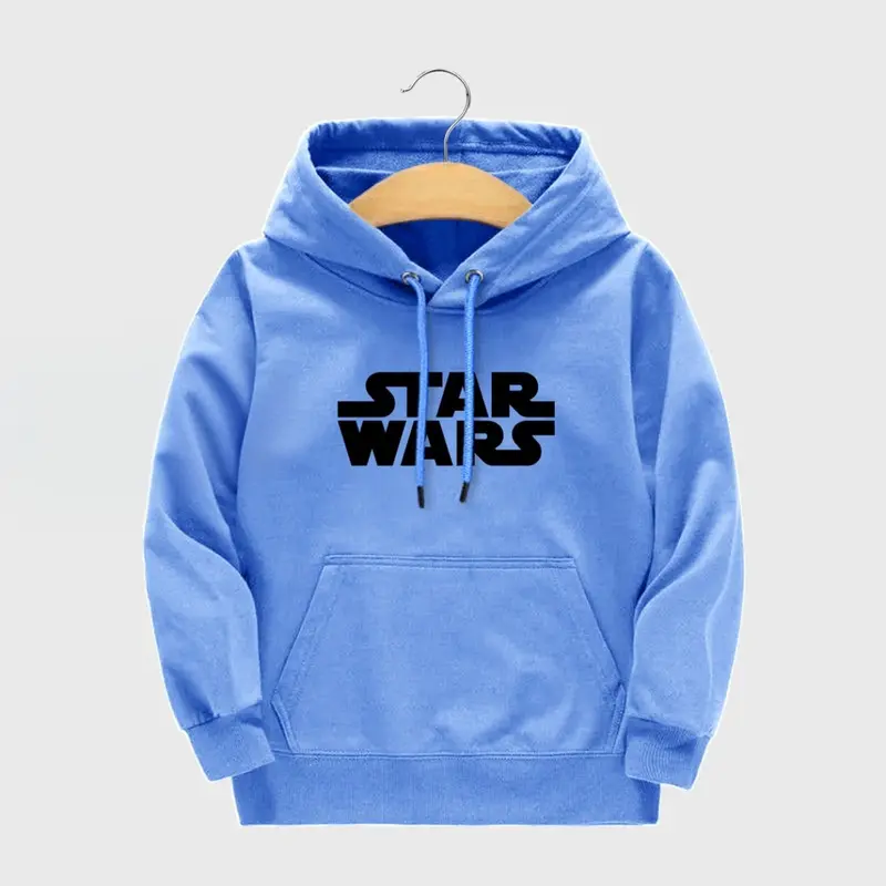 Jaket Sweater Hoodie Anak Laki-Laki Perempuan Sablon STARWARS Umur 2-12 Tahun Fashion Hodie 8