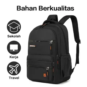 Techdoo Tas Ransel Anti Air Sekolah Backpack Fashion Pria Laptop Casual Punggung Trendy Tahan Air TR724