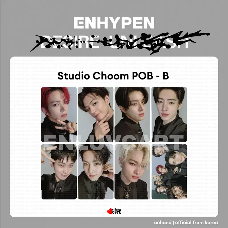 Enhypen Desire Unleash Studio Choom A Photocard - TikTok Shop