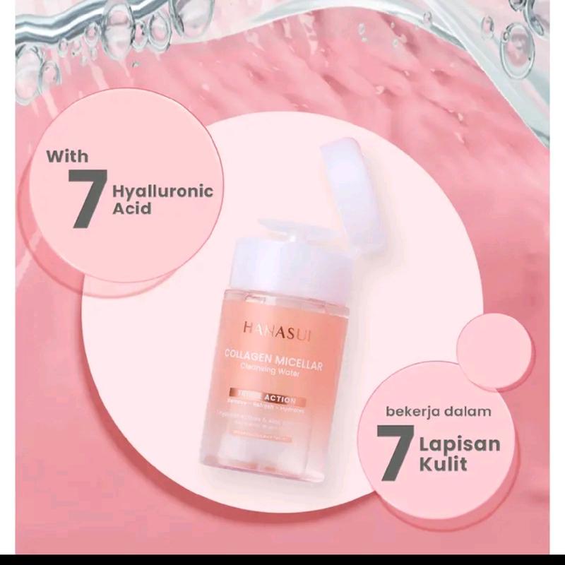 Hanasui Pembersih Wajah Micellar Water Hanasui Collagen - Cleanser, Remover 4
