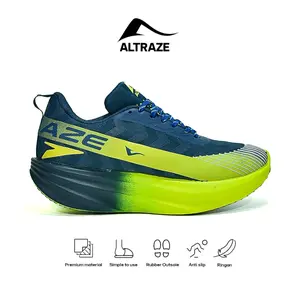 Sepatu Altraze V-Raze Elite - Sepatu Running Sneakers Kasual Pria Wanita Unisex Navy Stabilo Sepatu Olahraga Lari Sporty