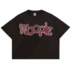 (COD)WoopieProject Kaos Boxy fitOversized Tshirt Leopard Black Pria WanitaKatun Combed 20s For aldults & KIDS Pria Wanita Dewasa Reguler Fit