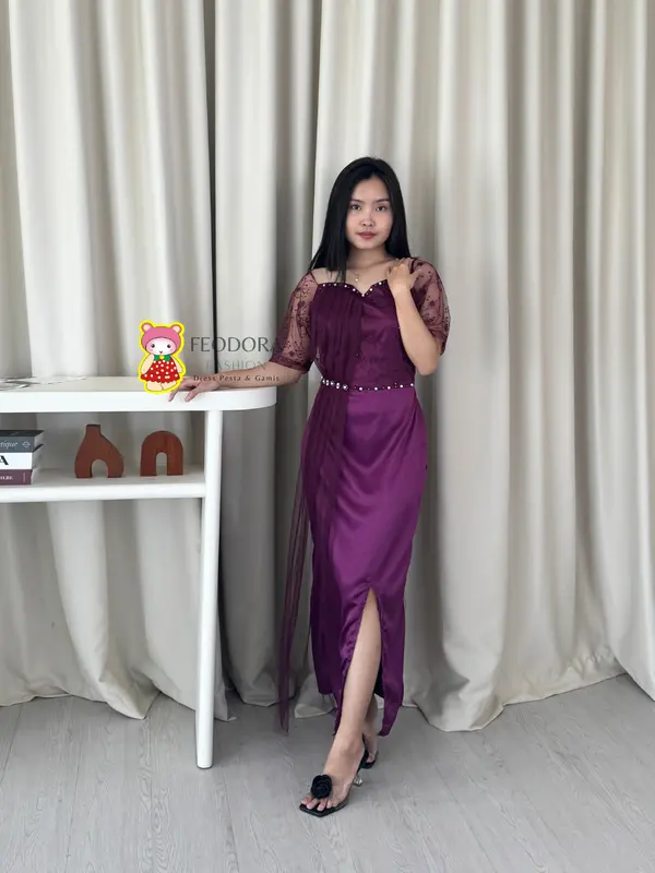 [ FEODORA ] DRESS AURORA / dress pesta premium / gaun pesta terbaru / dress party / dress kondangan / dress natal 2025 2